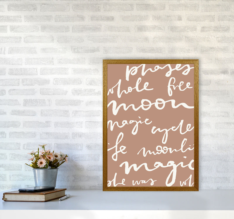 Moon Words Big Lettering By Planeta444 A2 Print Only
