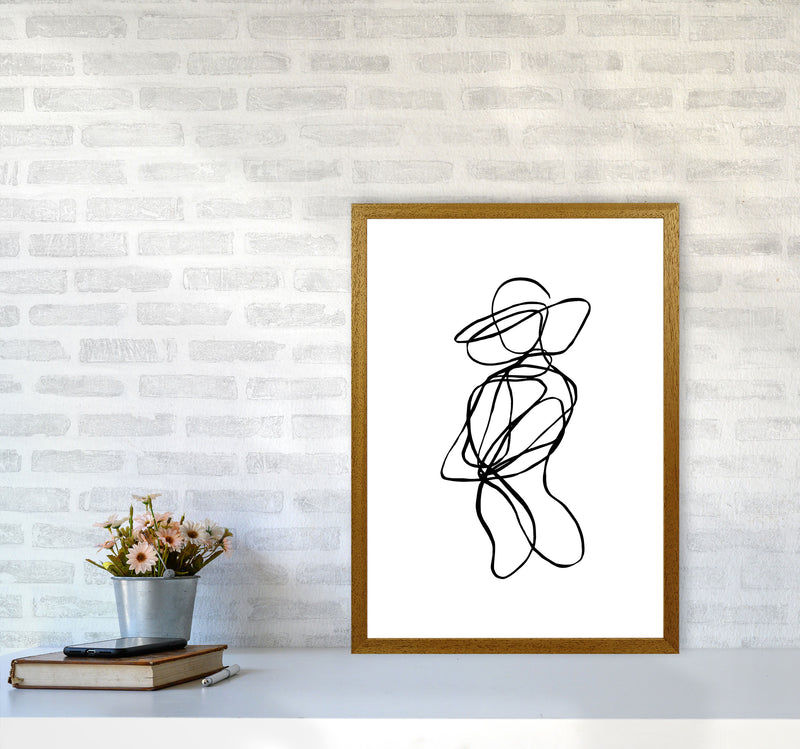 Tangled Lines Female5 By Planeta444 A2 Print Only