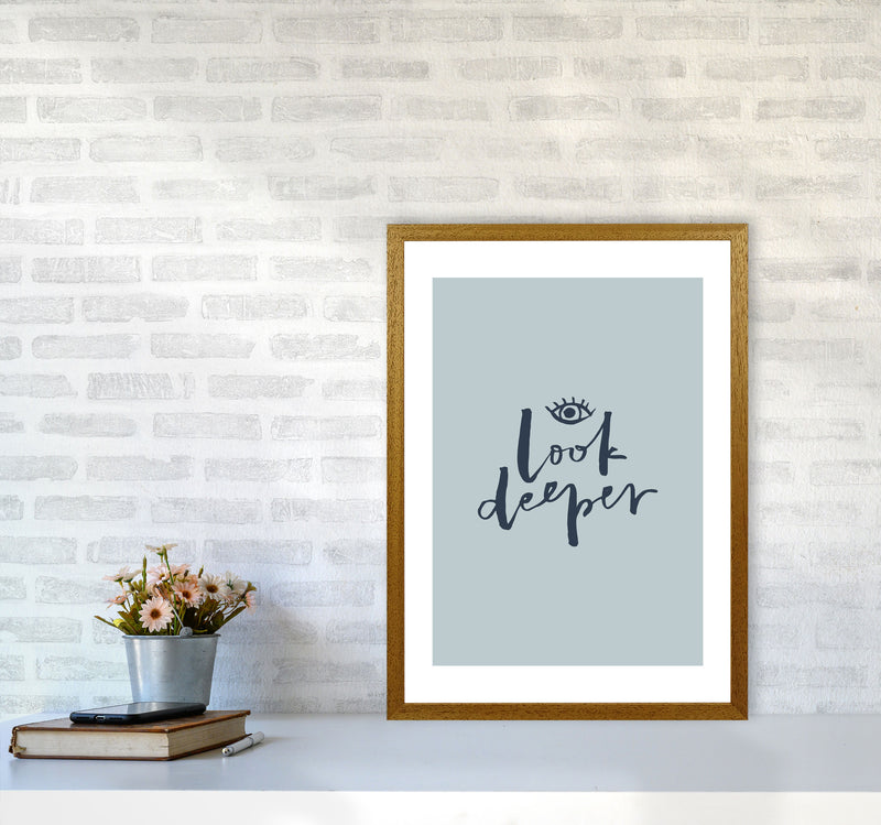 Look Deeper Naval By Planeta444 A2 Print Only
