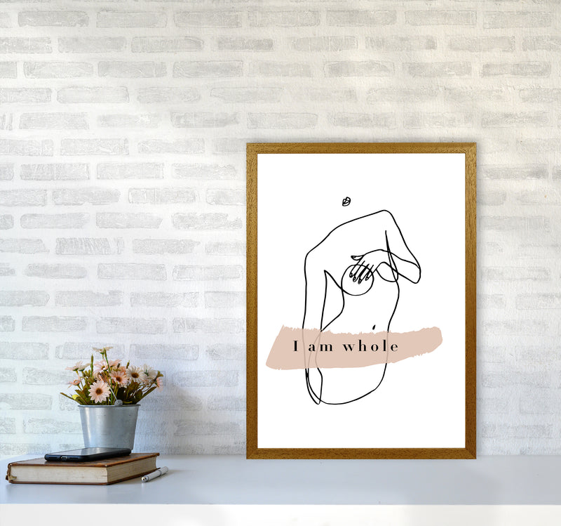 Covering Breasts With One Hand I Am Whole By Planeta444 A2 Print Only