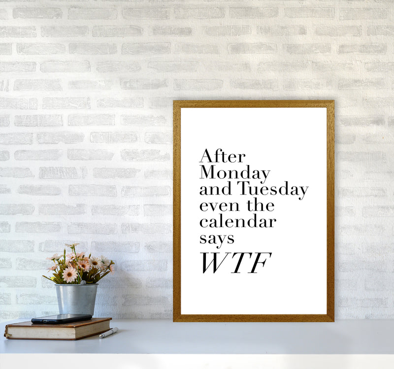 After Monday And Tuesday Wtf By Planeta444 A2 Print Only