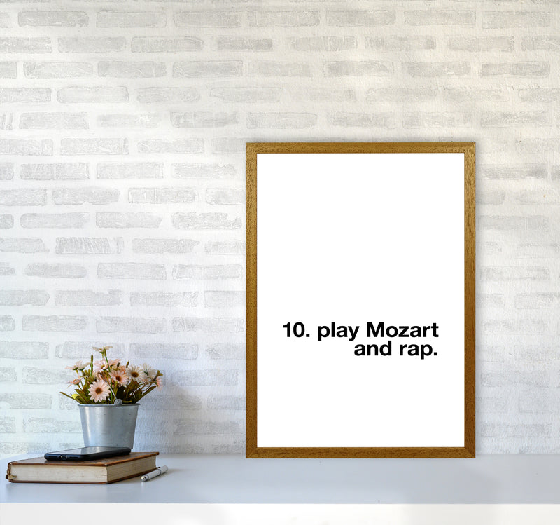 10th Commandment Play Mozart Quote Art Print By Planeta444 A2 Print Only