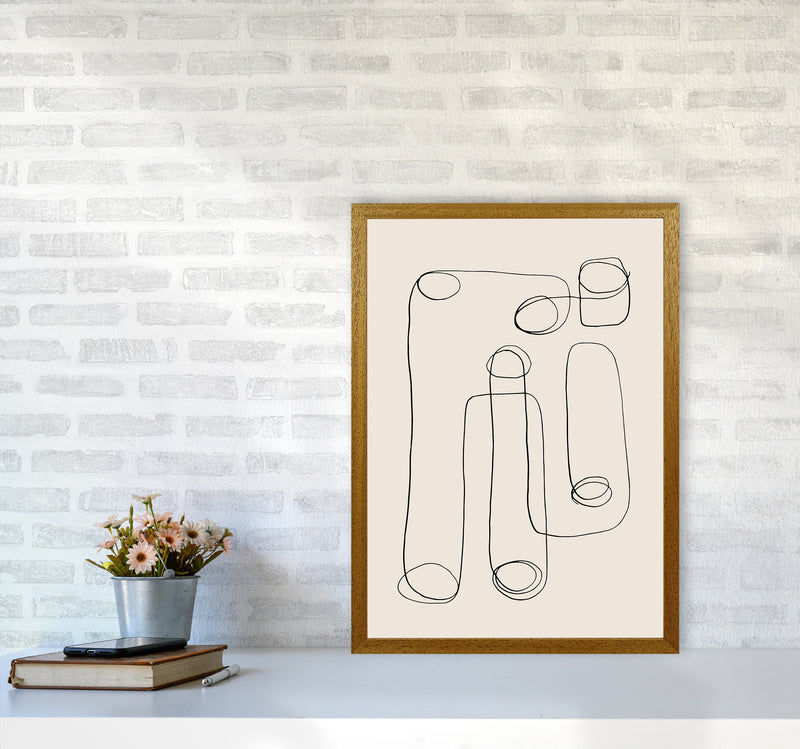 Abstract Line Doodles By Planeta444 A2 Print Only