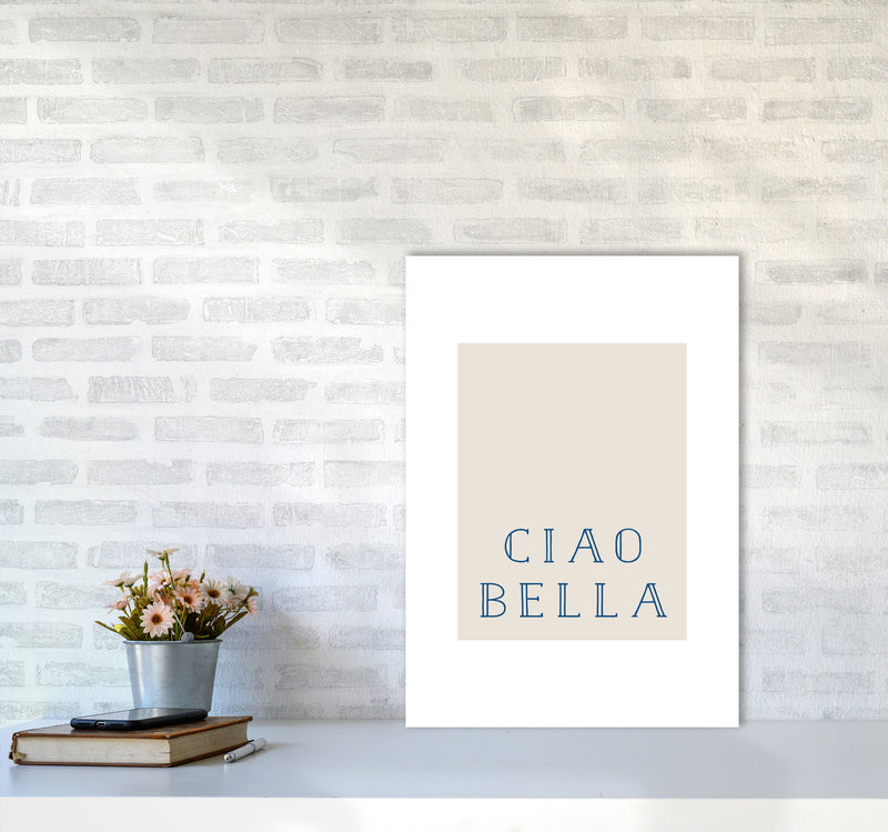 Ciao Bella Blue By Planeta444 A2 Black Frame