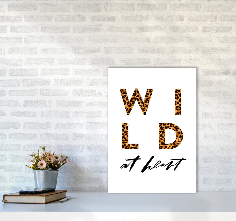 Wild At Heart By Planeta444 A2 Black Frame
