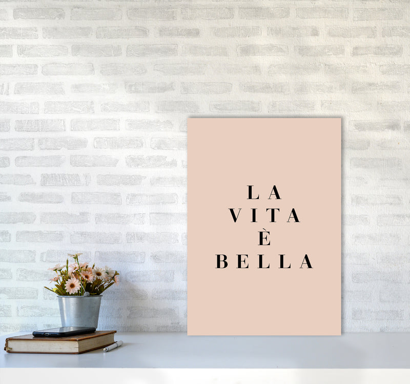 La Vita E Bella By Planeta444 A2 Black Frame