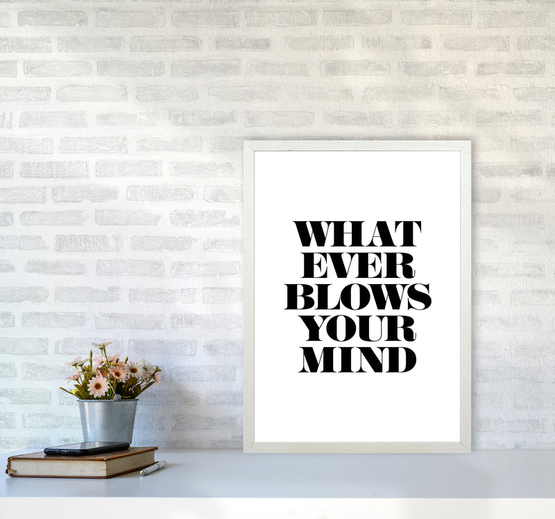 Whatever Blows Your Mind By Planeta444 A2 Oak Frame