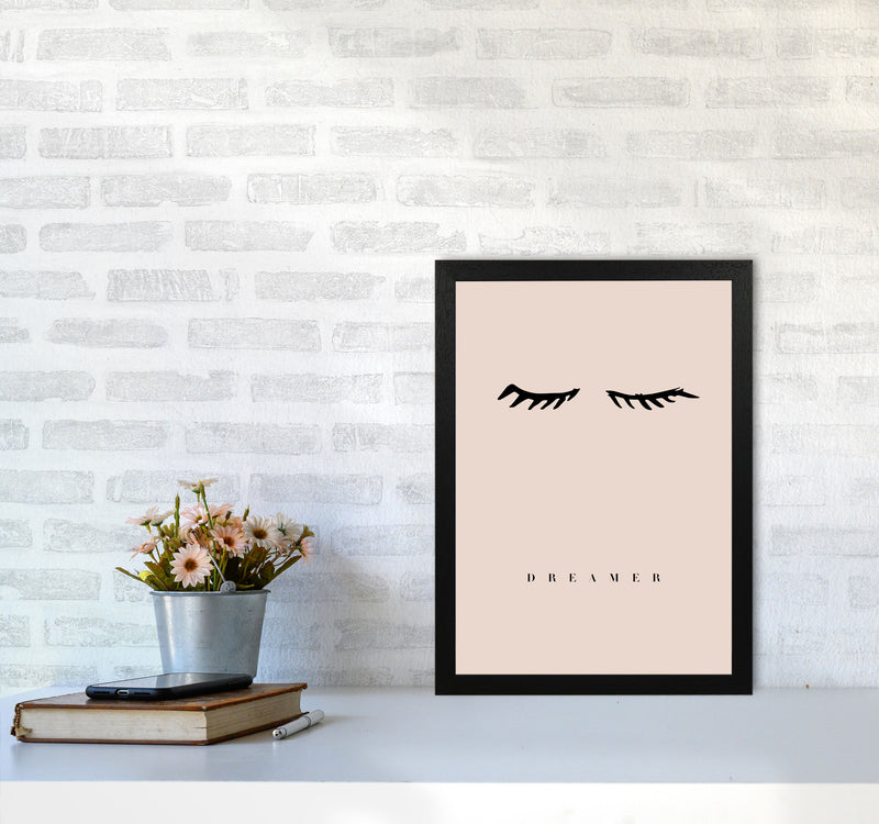 Lashes Dreamer Nude By Planeta444 A3 White Frame