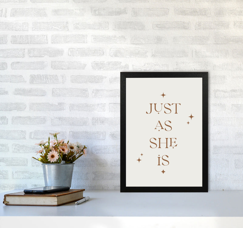 Just As She Is By Planeta444 A3 White Frame