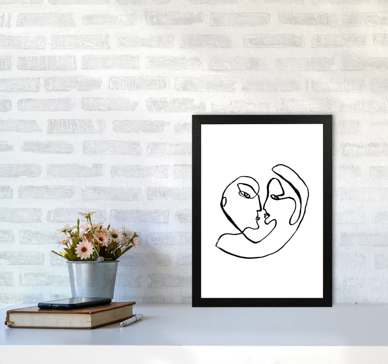 Love Embrace By Planeta444 A3 White Frame