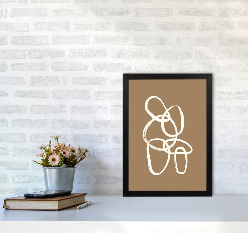 Abstract Links By Planeta444 A3 White Frame