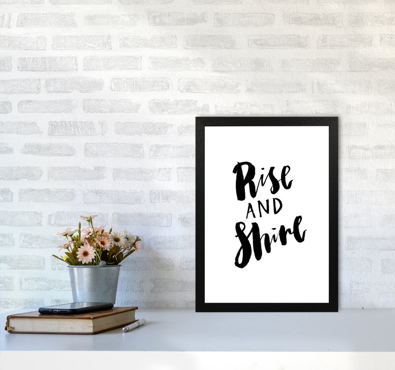 Rise And Shine By Planeta444 A3 White Frame