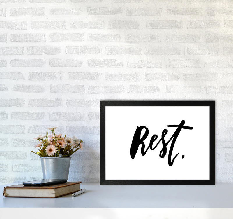 Rest By Planeta444 A3 White Frame