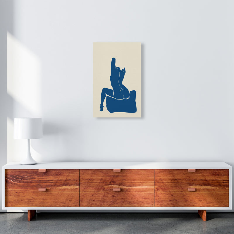 Matisse Sitting On Bed Arms High Blue By Planeta444 A3 Canvas