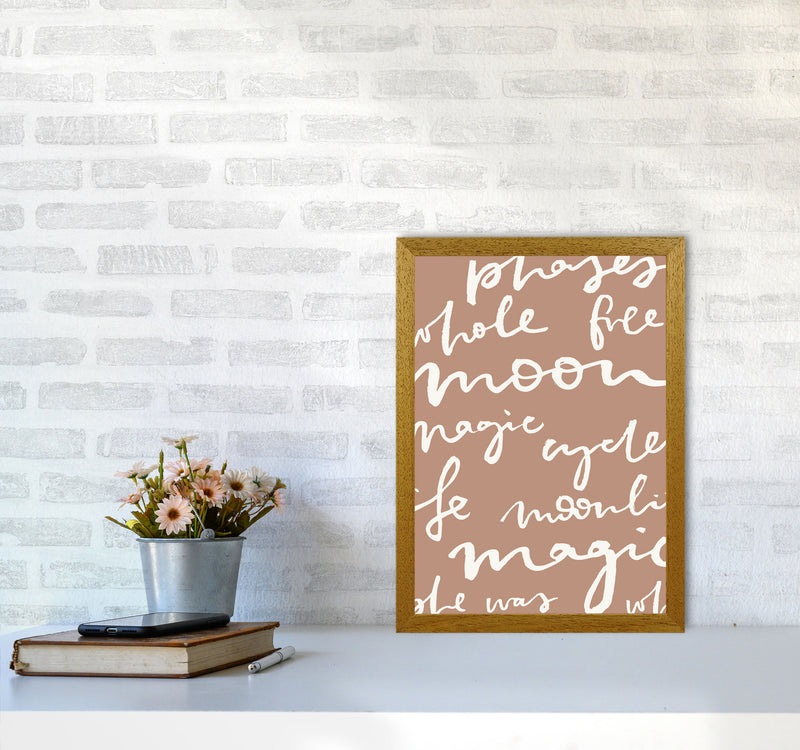Moon Words Big Lettering By Planeta444 A3 Print Only