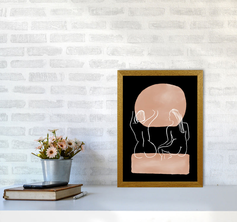 Line Nudes Back3 By Planeta444 A3 Print Only
