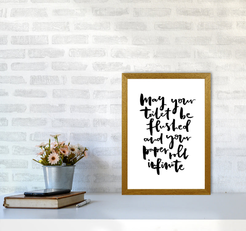 May Your Toilet Be Flushed Bathroom Art Print By Planeta444 A3 Print Only