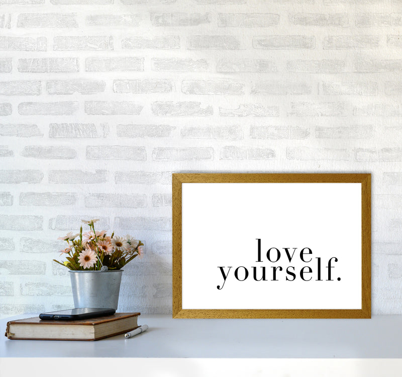 Love Yourself Type By Planeta444 A3 Print Only