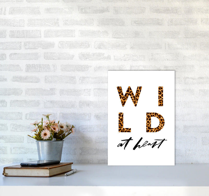 Wild At Heart By Planeta444 A3 Black Frame