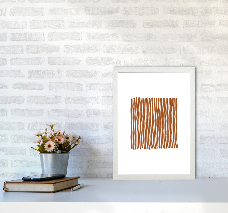 Abstract Parallel Lines By Planeta444 A3 Oak Frame