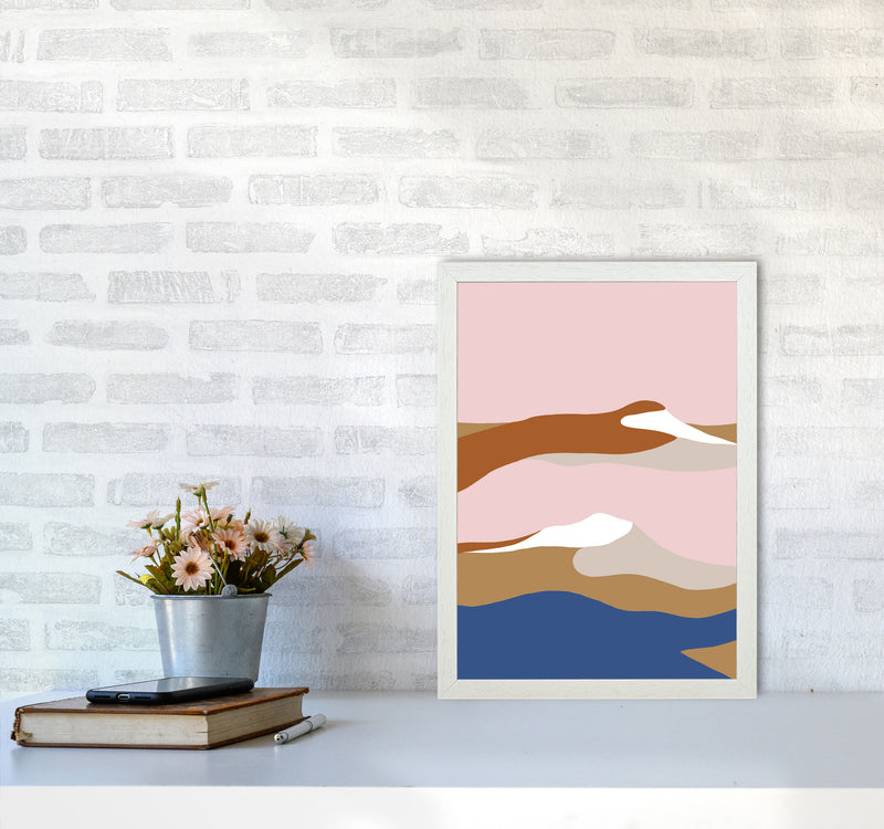 Abstract Dunes3 By Planeta444 A3 Oak Frame