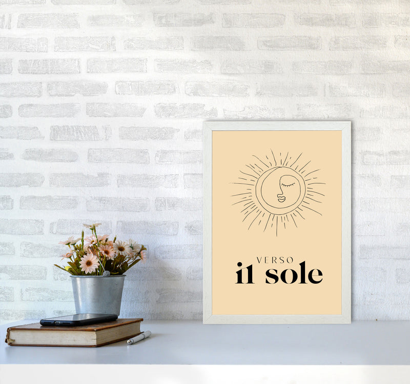 Verso Il Sole By Planeta444 A3 Oak Frame