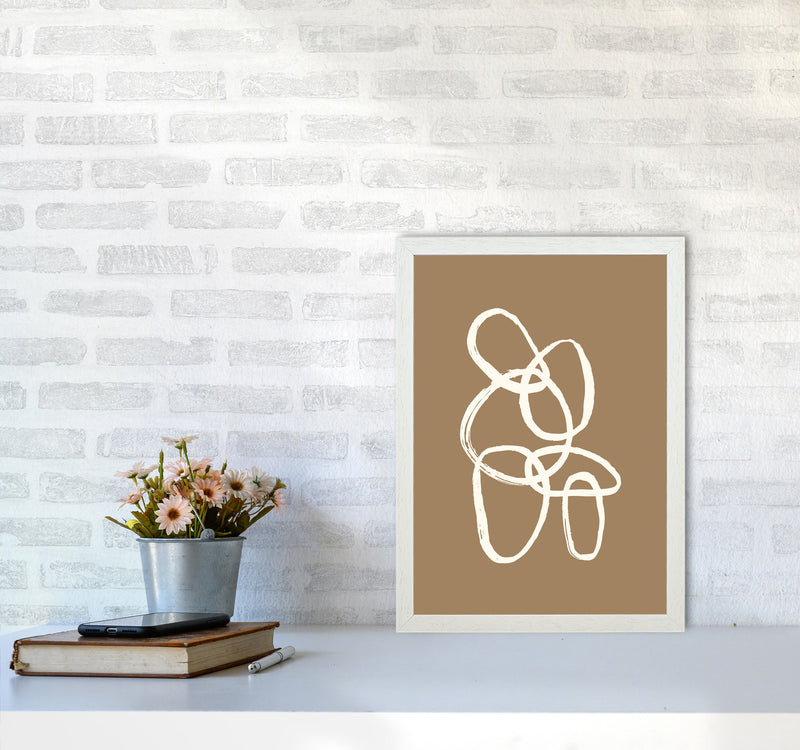 Abstract Links By Planeta444 A3 Oak Frame
