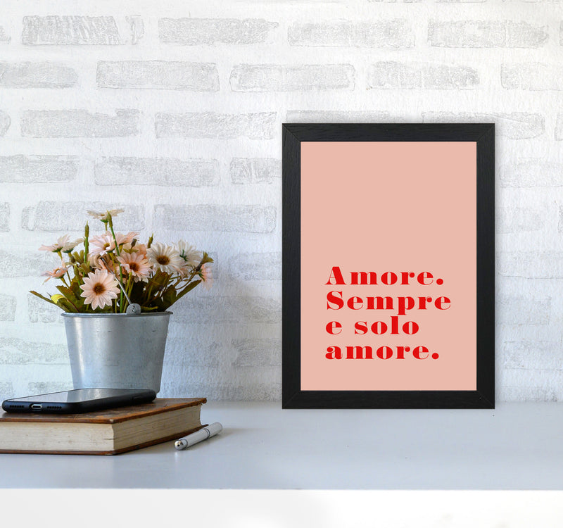 Amore Semore E Solo Amore 2 By Planeta444 A4 White Frame
