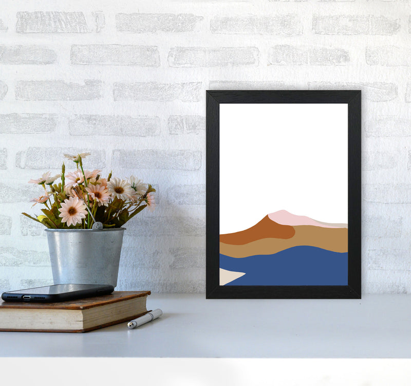 Abstract Dunes1 By Planeta444 A4 White Frame
