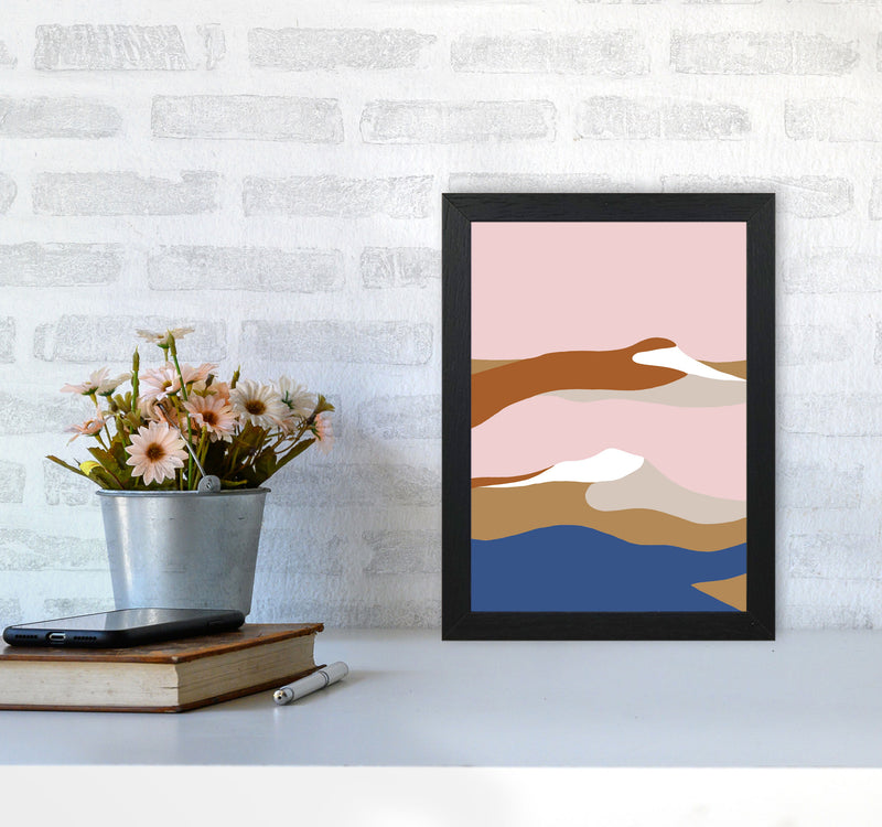 Abstract Dunes3 By Planeta444 A4 White Frame