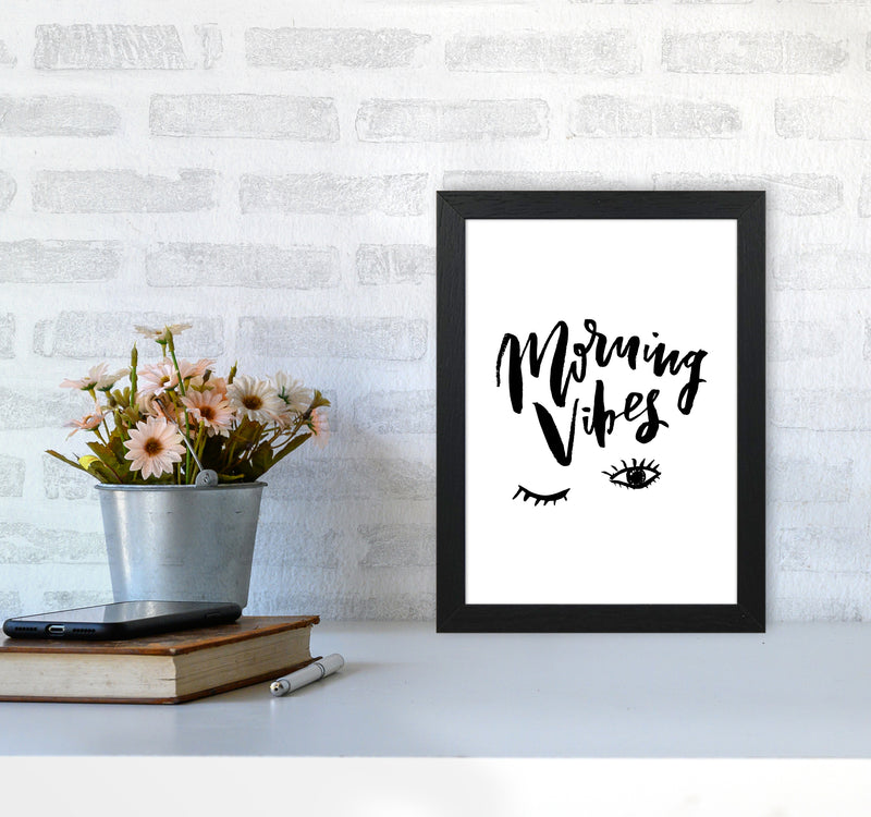 Morning Vibes By Planeta444 A4 White Frame