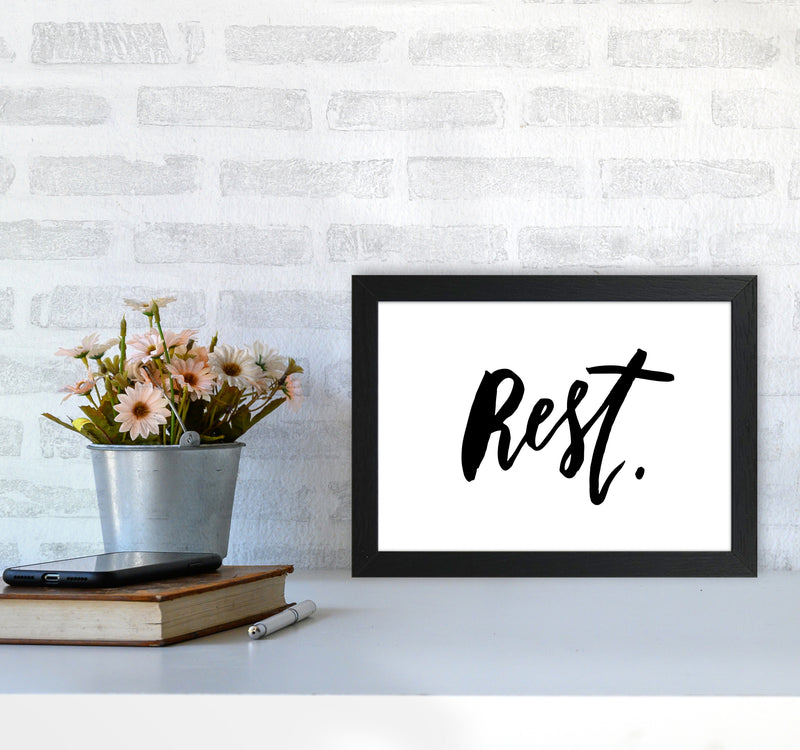 Rest By Planeta444 A4 White Frame