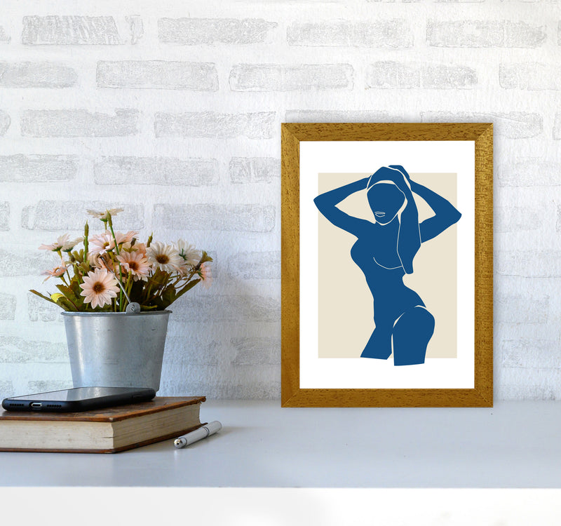 Matisse Hands To Head Blue By Planeta444 A4 Print Only