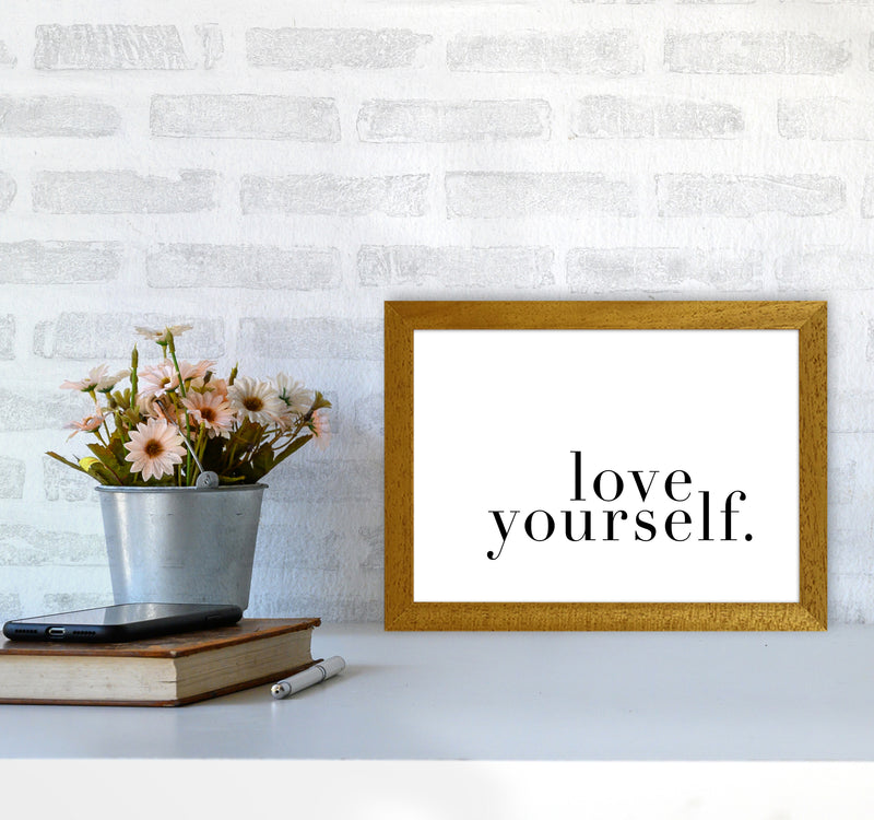 Love Yourself Type By Planeta444 A4 Print Only