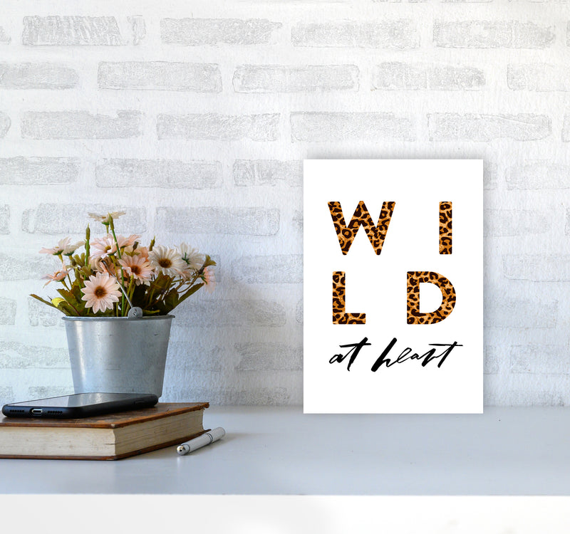Wild At Heart By Planeta444 A4 Black Frame