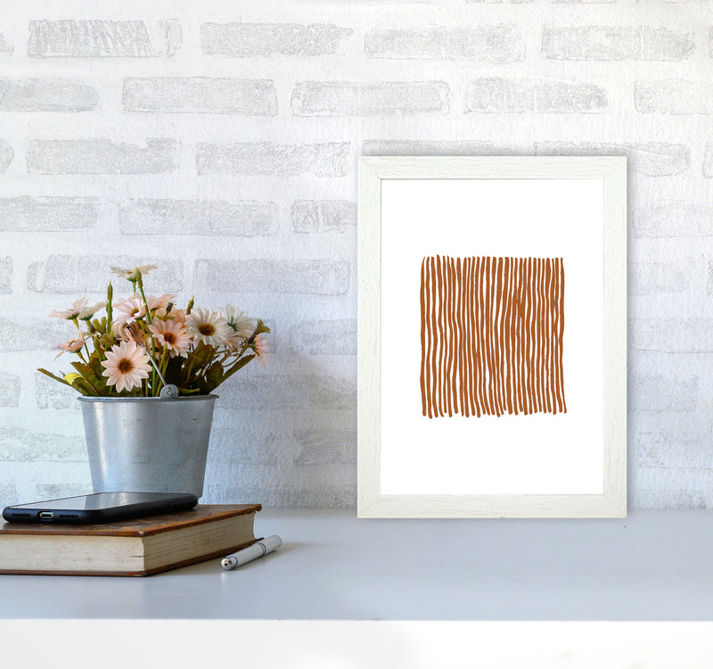 Abstract Parallel Lines By Planeta444 A4 Oak Frame