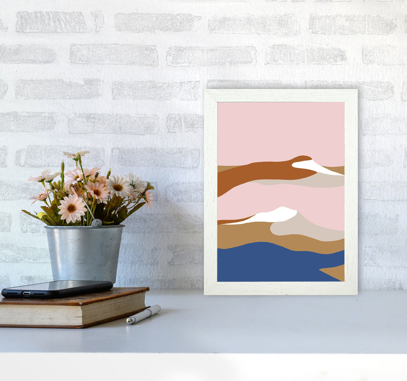 Abstract Dunes3 By Planeta444 A4 Oak Frame