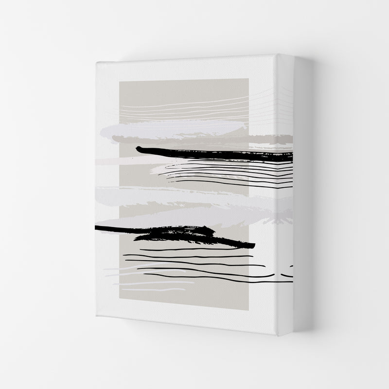 Abstracts Pennellate Linee Grey White Black By Planeta444 Canvas