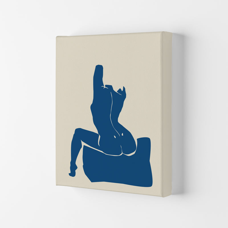 Matisse Sitting On Bed Arms High Blue By Planeta444 Canvas