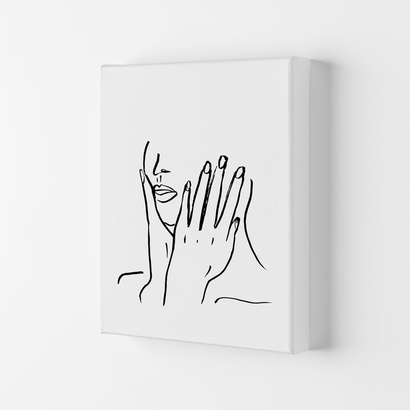 Face Hands Sketch3 By Planeta444 Canvas