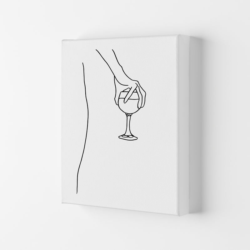 Hand Holding Wine Glass By Planeta444 Canvas