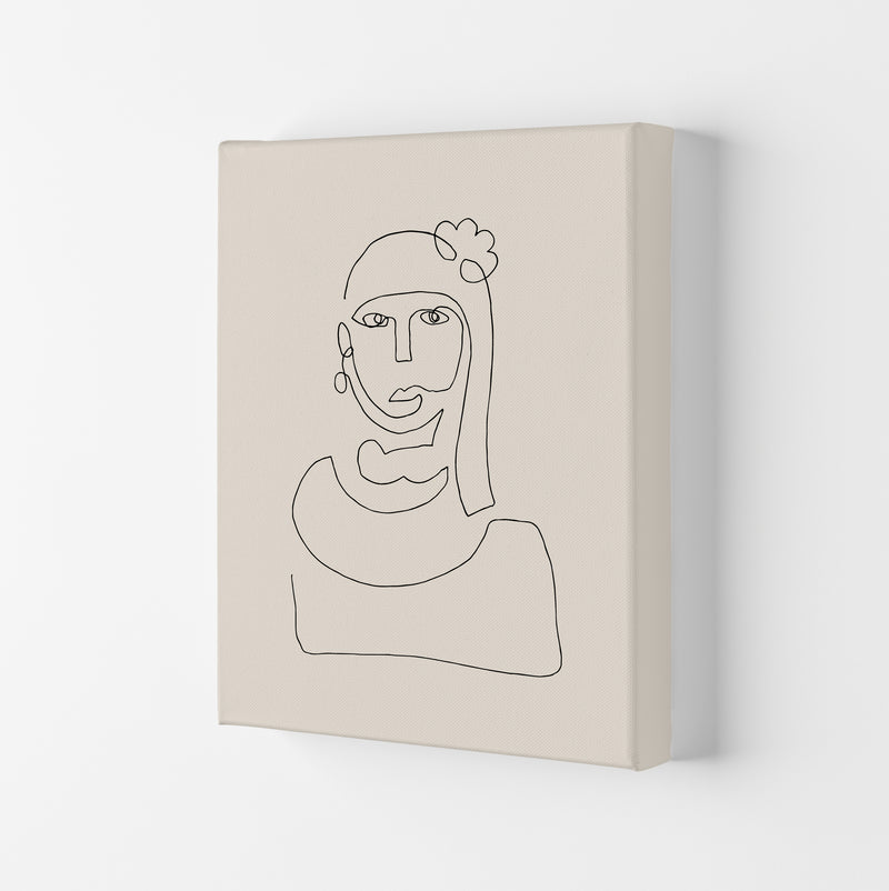 Picasso Line Bust By Planeta444 Canvas
