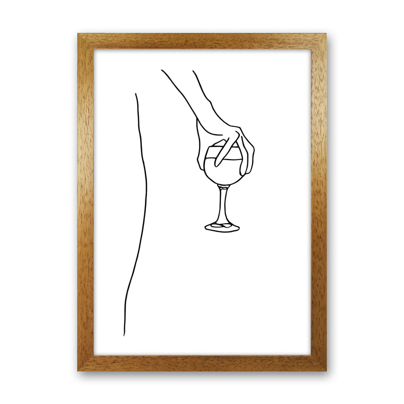 Hand Holding Wine Glass By Planeta444 Oak Grain