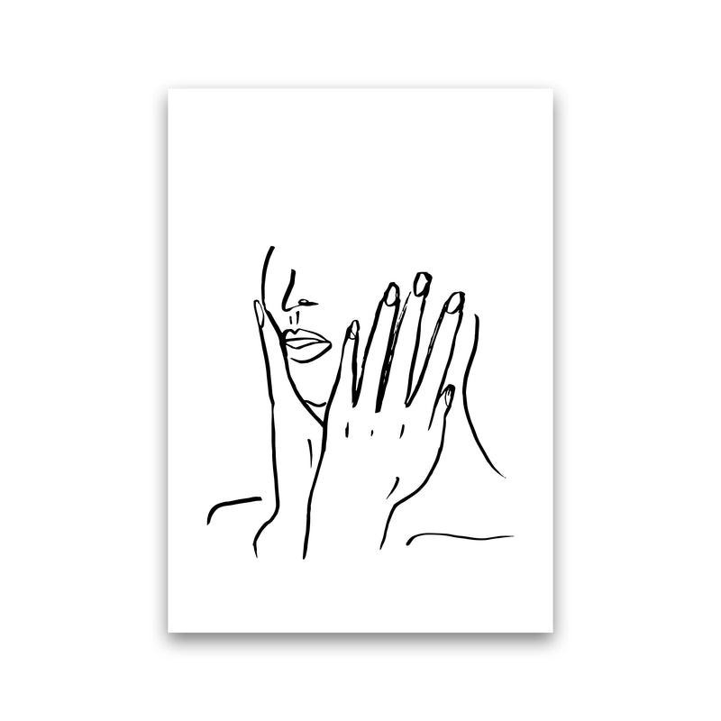 Face Hands Sketch3 By Planeta444 Print Only