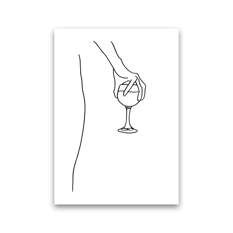Hand Holding Wine Glass By Planeta444 Print Only