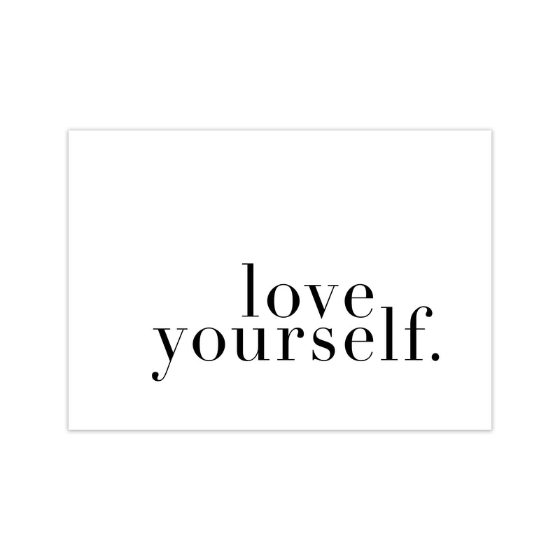 Love Yourself Type By Planeta444 Print Only