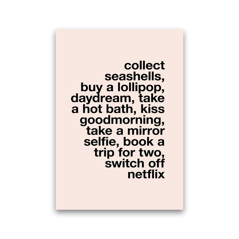 Collect Seashells By Planeta444 Print Only
