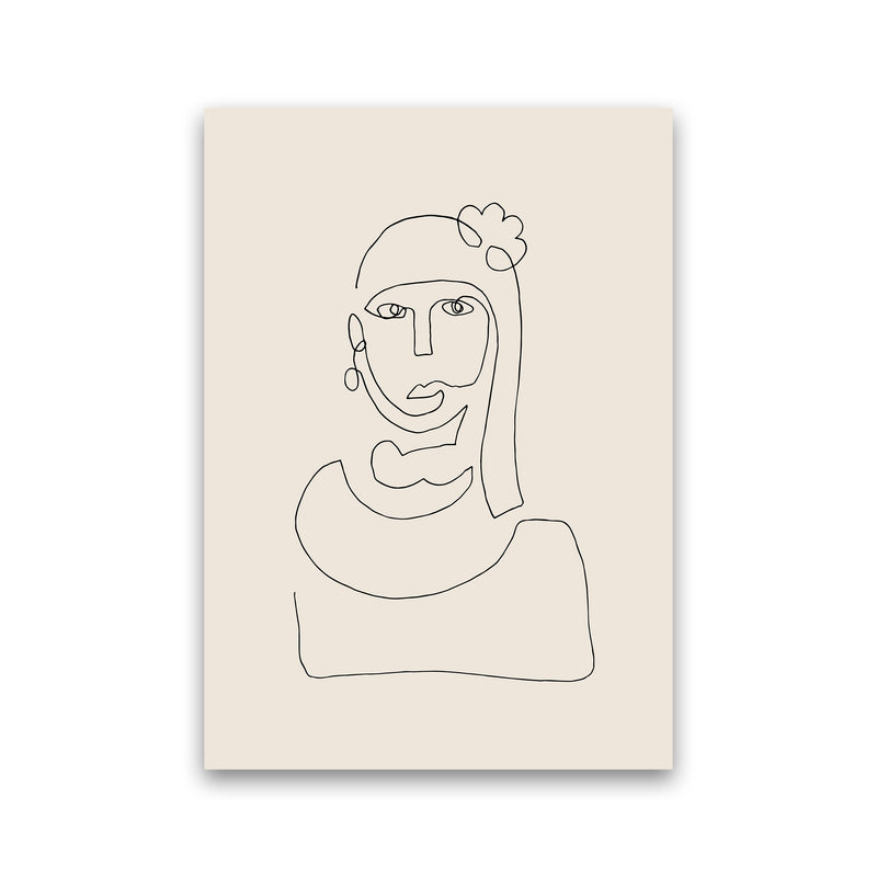 Picasso Line Bust By Planeta444 Print Only