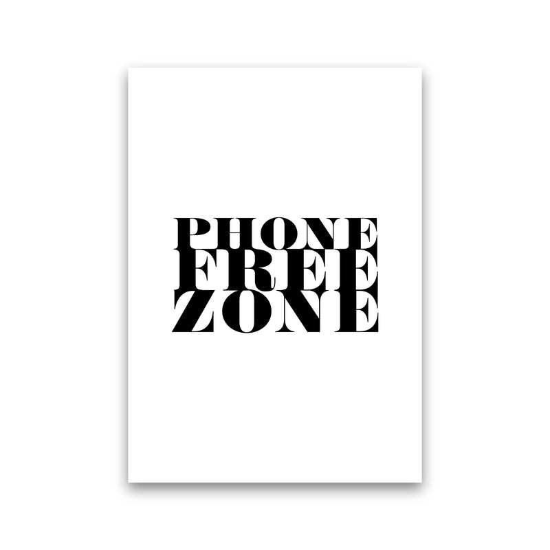 Phone Free Zone By Planeta444 Print Only