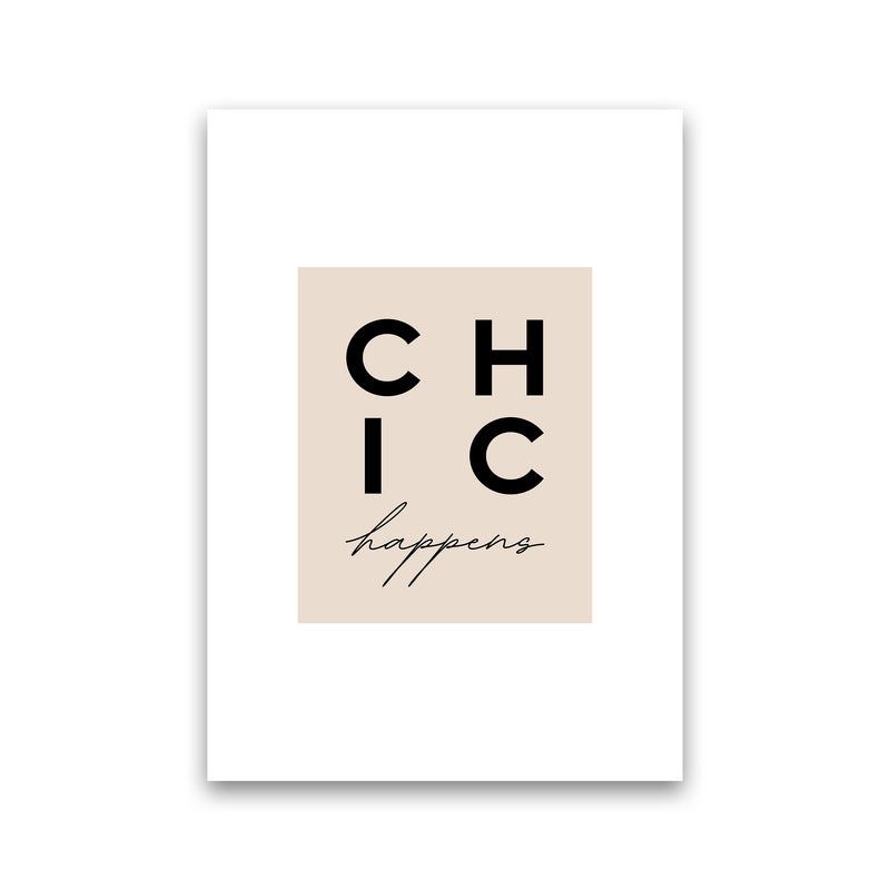 Chic Happens3 By Planeta444 Print Only